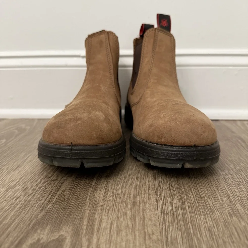Redback Mesa Chelsea Boots Brown Leather Men's UK 7.5 US 8.5 Women's 10 Soft Toe - Picture 4 of 11